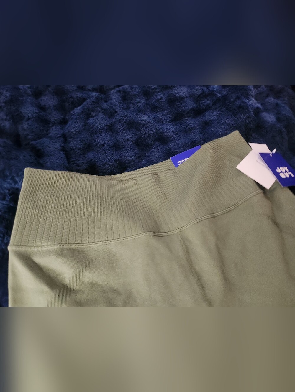 JoyLab Olive Ribbed Leggings - Picture 5 of 10